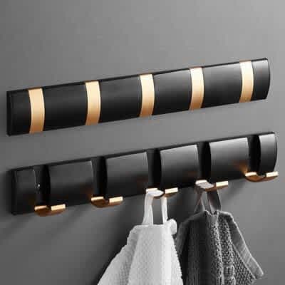 Foldable multihook hanger